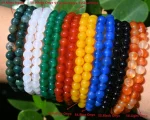 70 Kinds of 6MM Round Gemstone Bracelet