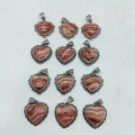 12-pieces-sterling-silver-heart-rhodochrosite-different-styles-beautiful-pendant-492885