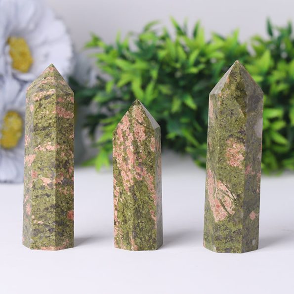 Wholesale Natural Unakite Points