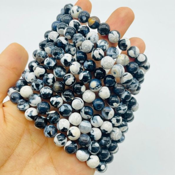 Black Orca Agate Bracelet Wholesale