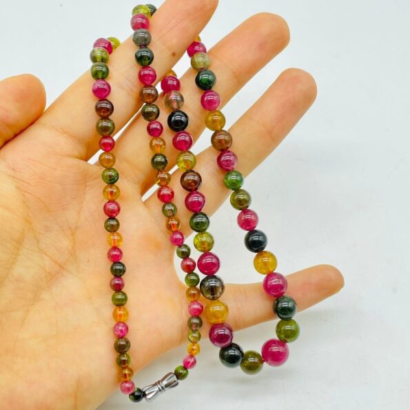 High Grade Rainbow Tourmaline Necklace (HGUB10)