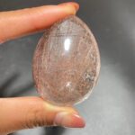 Red Rutile Teardrop Shape Crystal