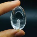 Unique Hexagonal Quartz In Quartz Teardrop Shape DIY Pendant