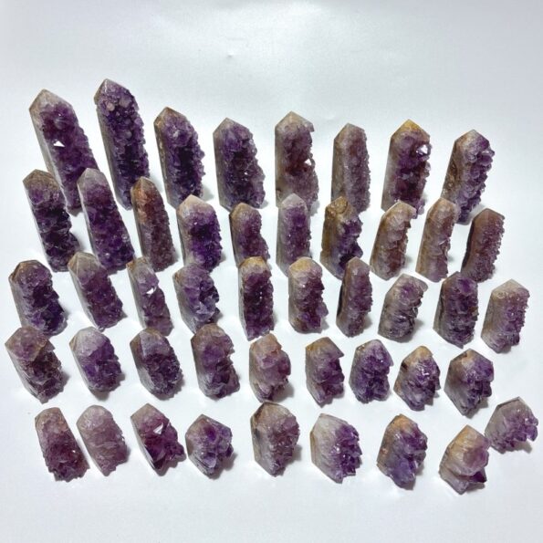 46 Pieces Amethyst Cluster Points