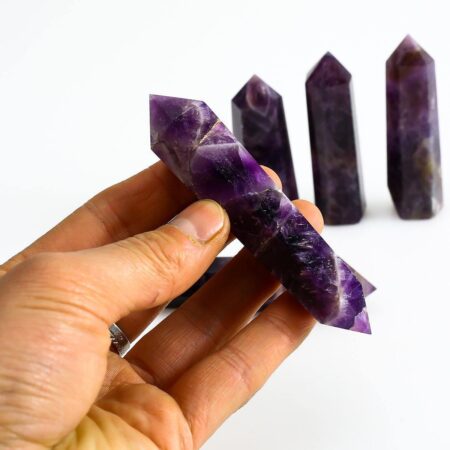 Chevron Amethyst Double Points Wholesale