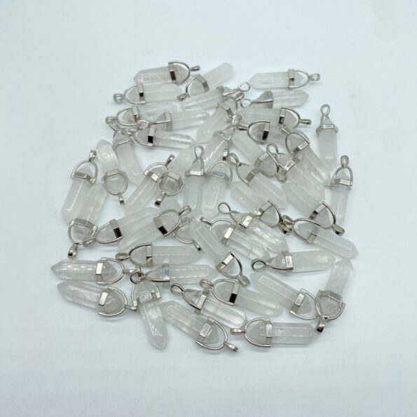 Clear Quartz Double Points Pendant Crystal Wholesale