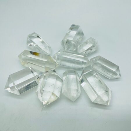 High Quality Double Points Clear Quartz Tower Points Wholesale