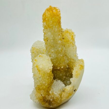 High Quality Yellow Cactus Quartz Cluster