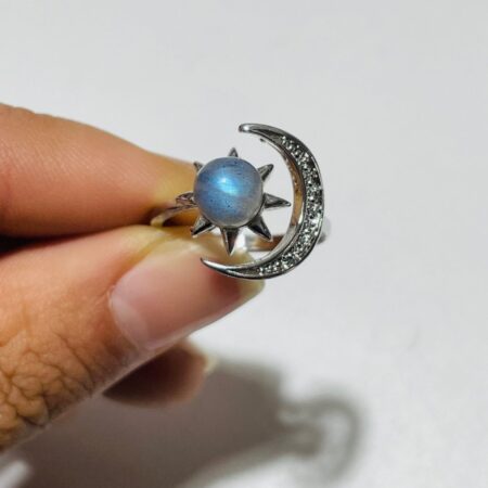 Labradorite Sun Moon Ring Wholesale