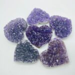 Natural Raw Amethyst Heart Cluster Wholesale