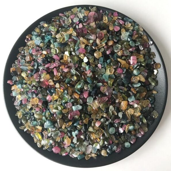 High Quality Colorful Tourmaline Gravel 0.2-0.27in(5-7mm) Chips Wholesale