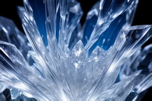 Blue and Grey: The Enchanting Embrace of Celestial Crystals